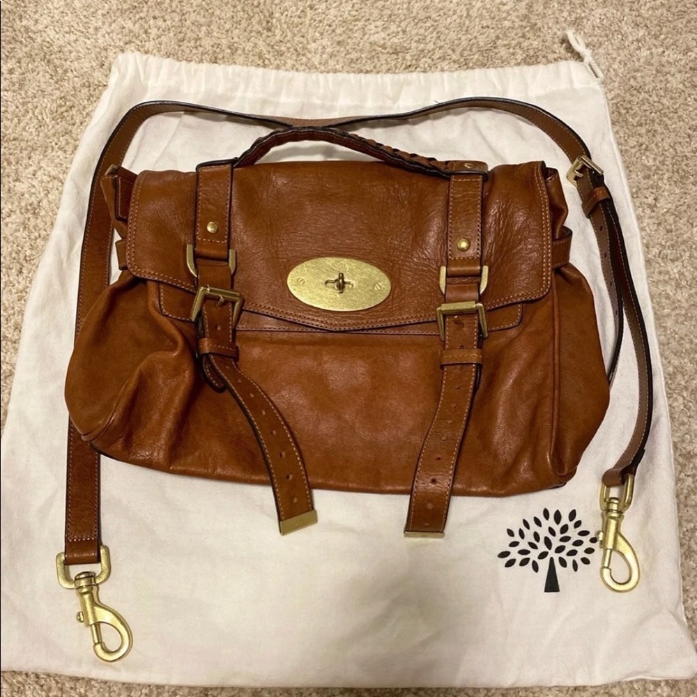 Mulberry Alexa vintage satchel handbag crossbody